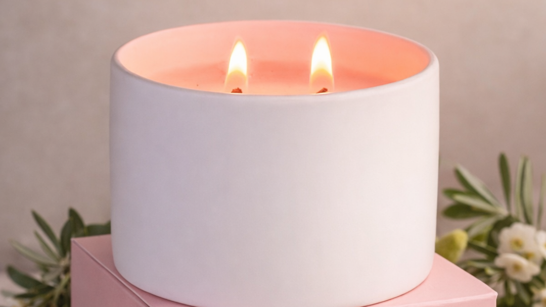 A Custom Collaboration Candle with Glo Skin Beauty