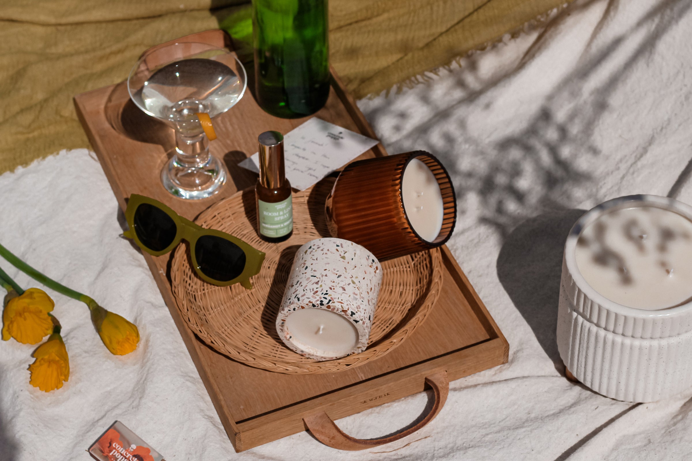 Concrete Poppy Design Mother's Day gift guide — handcrafted non-toxic soy candle gift sets and bundles in reusable ceramic vessels, Denver