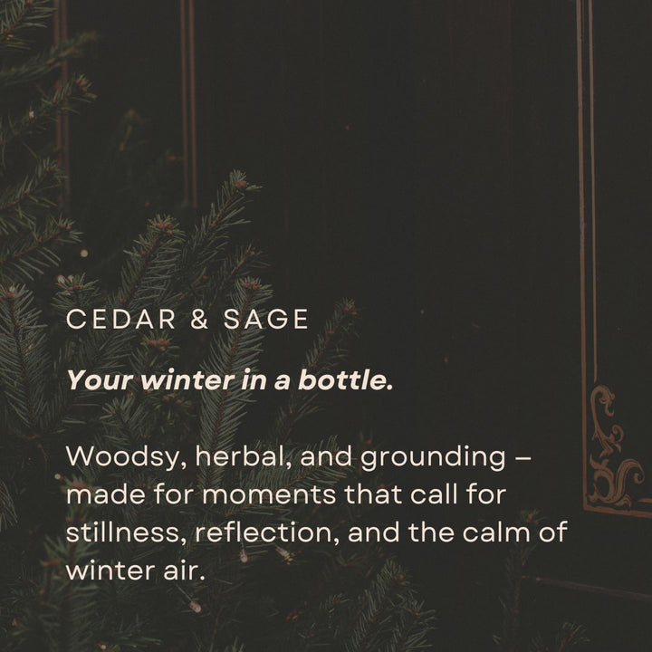 Cedar & Sage: Roll-On Perfume