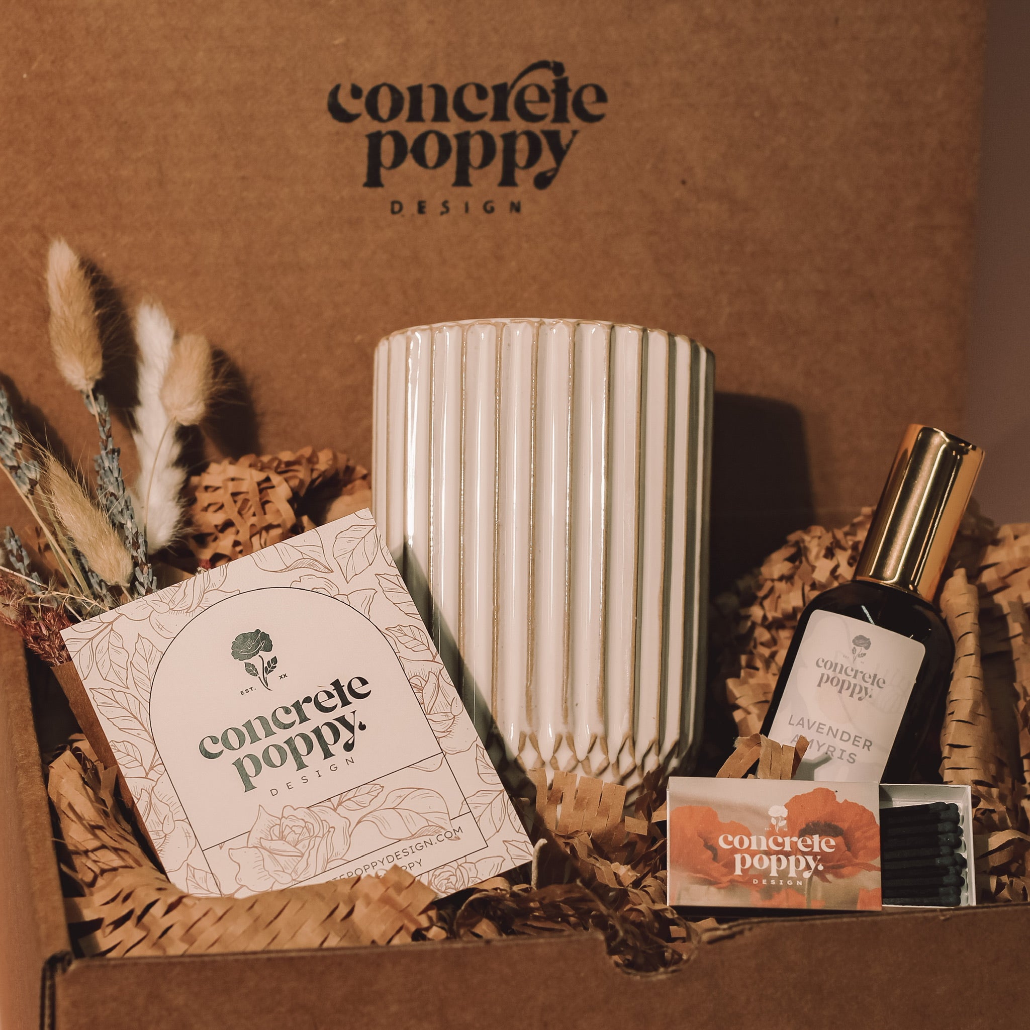 Deluxe Gift Sets – Concrete Poppy Design